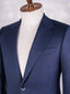Mens Navy Birdseye Suit